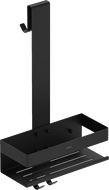 Mexen Brin-1 koupelnový košík s věšákem, černý - 70A8841-70