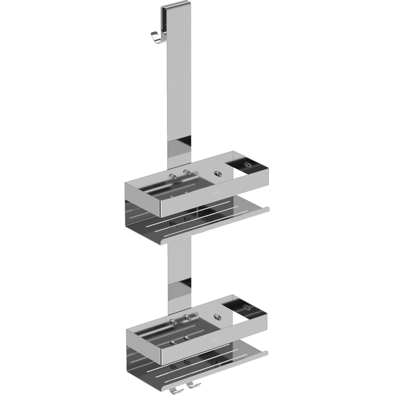 Mexen Brin-2 koupelnový košík s háčkem, chrom - 70A8842-00