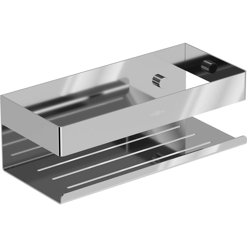 Mexen Brin-L koupelnový košík, chrom - 70A8730-00