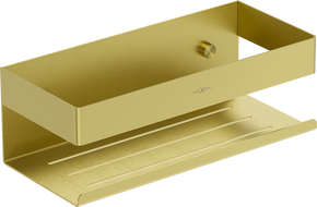 Mexen Brin-L koupelnový košík, zlatý kartáčovaný - 70A8730-55