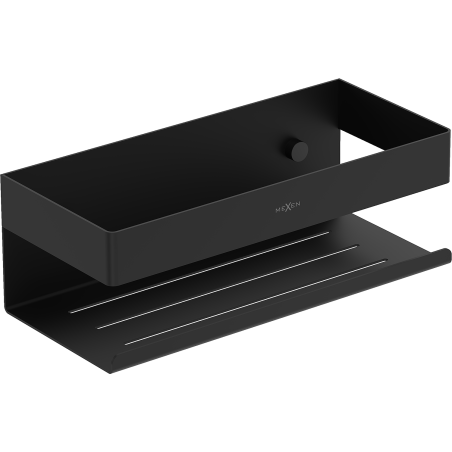 Mexen Brin-L koupelnový košík, černý - 70A8730-70