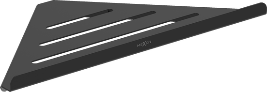 Mexen Diva-C rohový koupelnový košík, černý - 70A8528-70