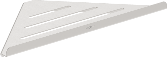 Mexen Diva-C rohový koupelnový košík, kartáčovaný nikl - 70A8528-97