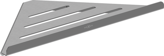 Mexen Diva-C koupelnový rohový košík, kartáčovaný gun gray - 70A8528-66