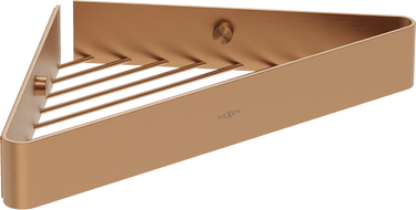 Mexen Evos-C rohový koupelnový košík, kartáčovaná měď - 70A8514-65