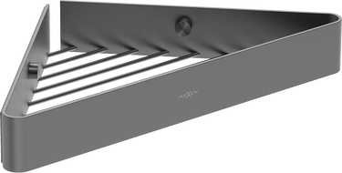 Mexen Evos-C koupelnový rohový košík, gun gray kartáčovaný - 70A8514-66