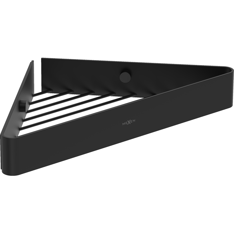 Mexen Evos-C rohovej koupelnový košík, černý - 70A8514-70