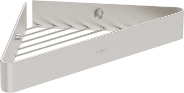 Mexen Evos-C rohový koupelnový košík, kartáčovaný nikl - 70A8514-97