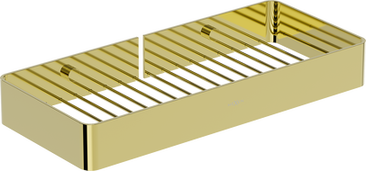 Mexen Evos-L koupelnový košík, zlatý - 70A8714-50