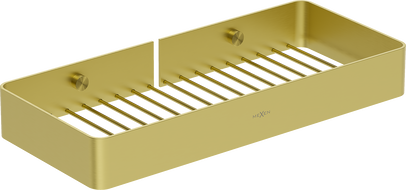 Mexen Evos-L koupelnový koš, zlatý kartáčovaný - 70A8714-55