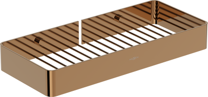Mexen Evos-L košík do koupelny, růžové zlato - 70A8714-60