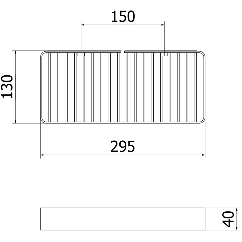 Mexen Evos-L koupelnový košík, kartáčovaná měď - 70A8714-65