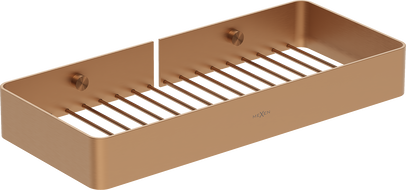 Mexen Evos-L koupelnový košík, kartáčovaná měď - 70A8714-65