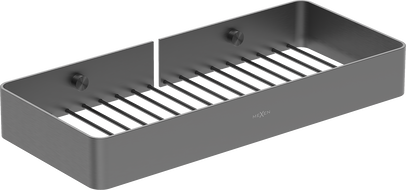 Mexen Evos-L koupelnový košík, kartáčovaná gunová šedá - 70A8714-66