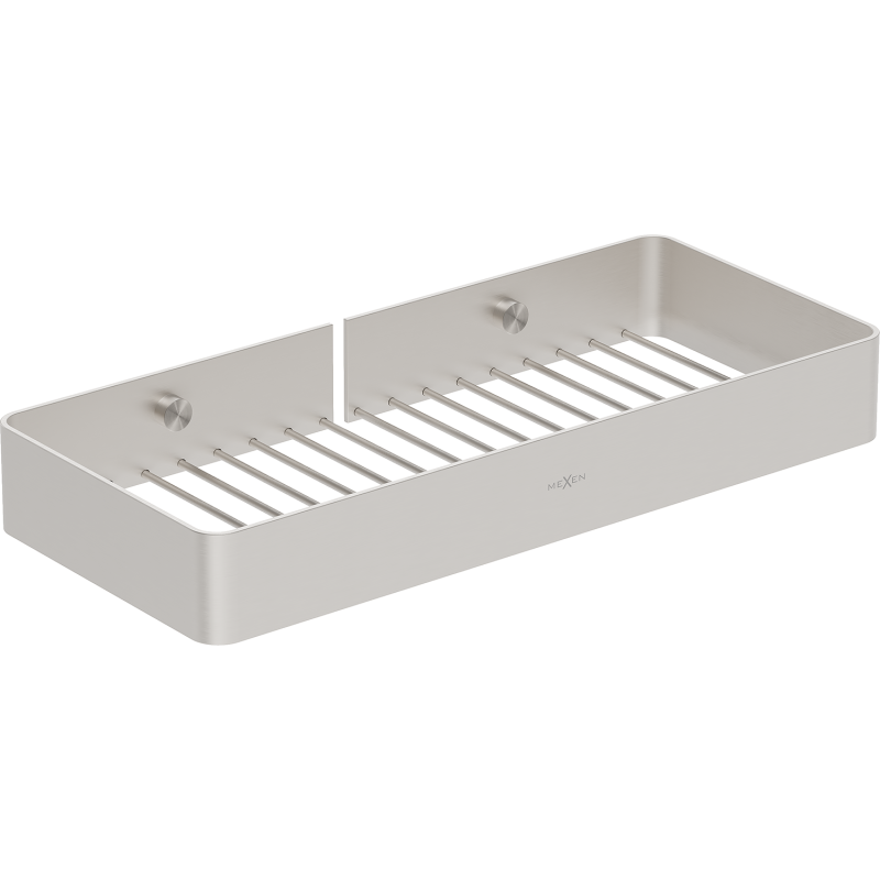 Mexen Evos-L koupelnový košík, kartáčovaný nikl - 70A8714-97