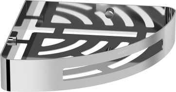 Mexen Laxo-C rohový koupelnový košík, chrom - 70A8513-00