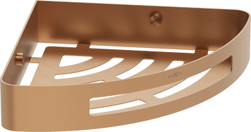 Mexen Laxo-C rohový koupelnový košík, kartáčovaná měď - 70A8513-65