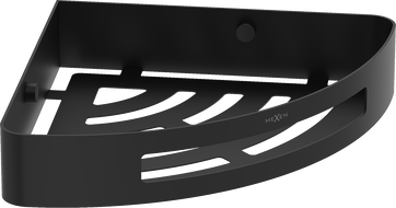 Mexen Laxo-C rohový koupelnový košík, černý - 70A8513-70