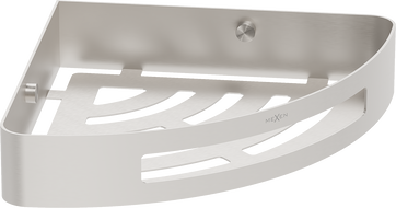 Mexen Laxo-C rohový koupelnový košík, kartáčovaný nikl - 70A8513-97