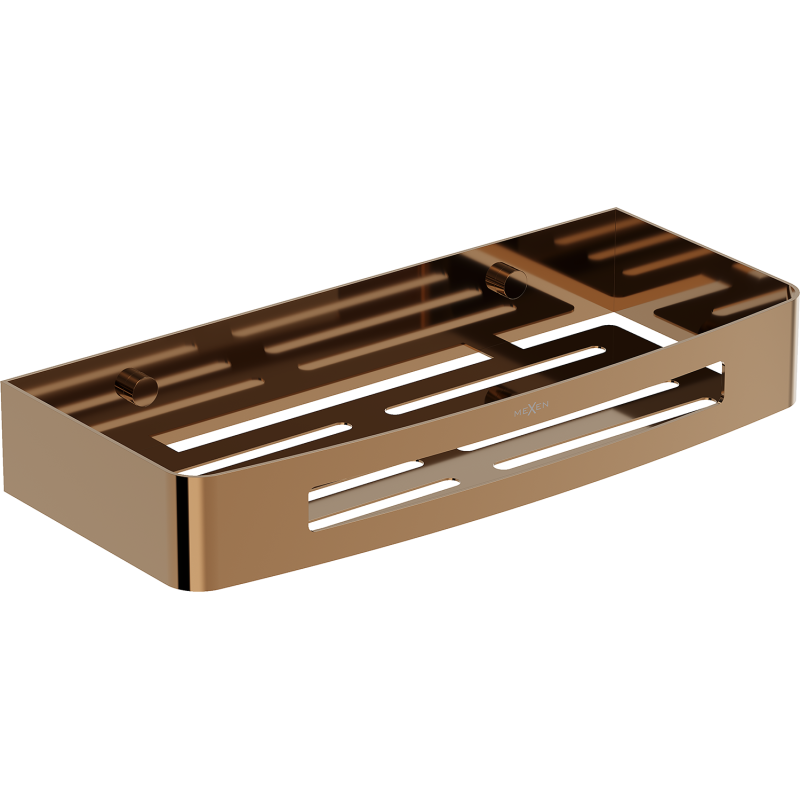 Mexen Laxo-L koupelnový košík, růžové zlato - 70A8713-60