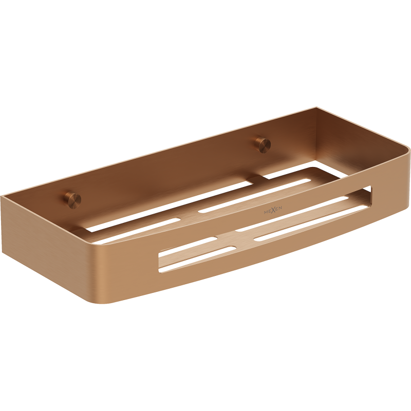 Mexen Laxo-L koupelnový košík, kartáčovaná měď - 70A8713-65