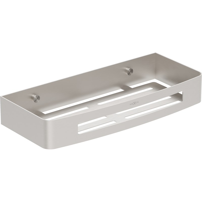 Mexen Laxo-L koupelnový košík, kartáčovaný nikl - 70A8713-97