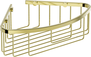 Mexen Uni-C koupelnový rohový košík, zlatý - 70A8517-50