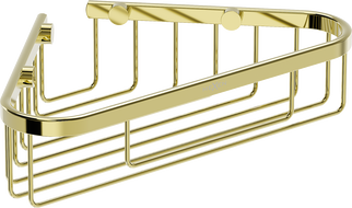 Mexen Uni-T rohový koupelnový košík, zlatý - 70A8520-50