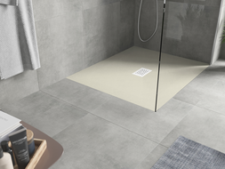 Mexen Hugo obdélníkový sprchový kout SMC 120 x 100 cm, béžový, bílý kryt - 42691012-W