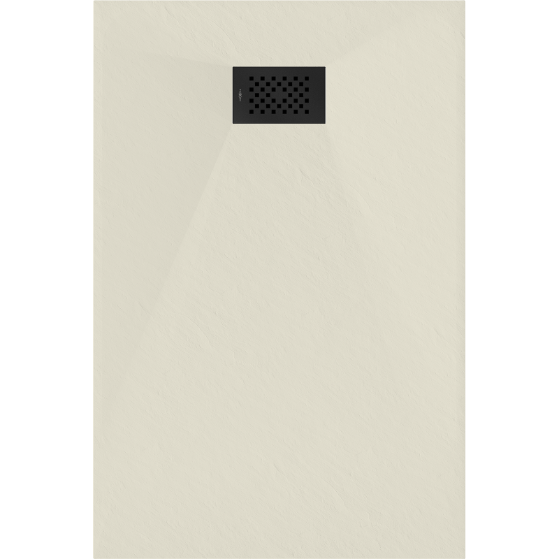 Mexen Hugo obdélníková sprchová vanička SMC 120 x 80 cm, béžová, černý kryt - 42698012-B