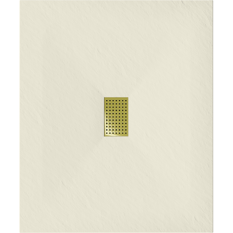 Mexen Hugo obdélníkový sprchový kout SMC 120 x 100 cm, béžový, krytka zlatá - 42691012-G