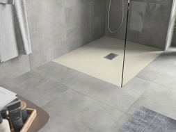 Mexen Hugo obdélníkový sprchový kout SMC 120 x 100 cm, béžový, kryt inox - 42691012-X