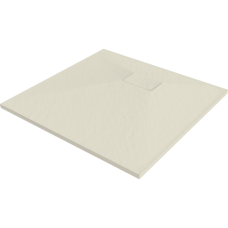 Mexen Hugo čtvercová sprchová vanička SMC 80 x 80 cm, béžová - 42698080