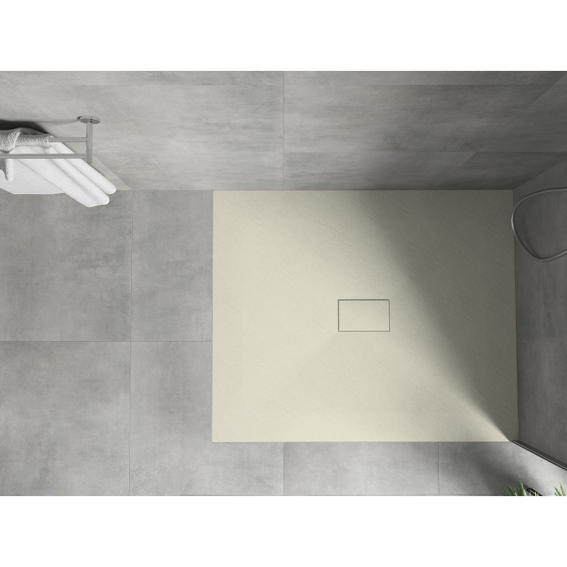 Mexen Hugo obdélníkový sprchový kout SMC 120 x 100 cm, béžový - 42691012