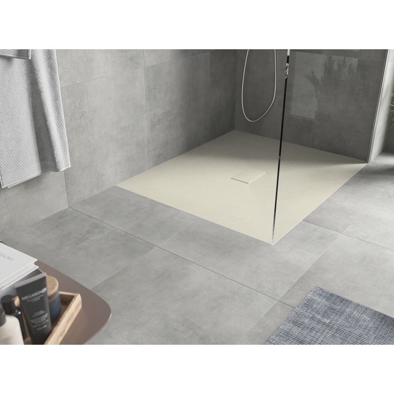 Mexen Hugo obdélníkový sprchový kout SMC 120 x 100 cm, béžový - 42691012