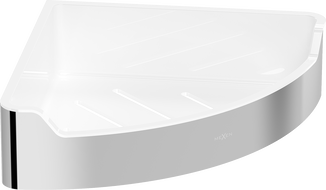 Mexen Rivon-C rohový koupelnový košík, chrom - 70A8525-00
