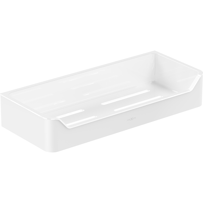 Mexen Rivon-L koupelnový košík, bílý - 70A8725-20