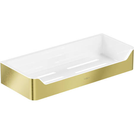 Mexen Rivon-L koupelnový koš, zlatý kartáčovaný - 70A8725-55