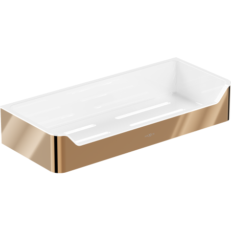 Mexen Rivon-L koupelnový košík, růžové zlato - 70A8725-60