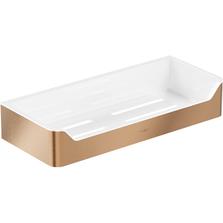 Mexen Rivon-L koupelnový košík, kartáčovaná měď - 70A8725-65