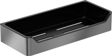 Mexen Rivon-L koupelnový košík, gun gray kartáčovaný - 70A8725-66