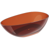 Mexen Glass earth volně stojící transparentní 170 x 85 cm, zátka chrom - 58061708505