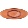 Mexen Vea transparentní volně stojící vana 180 x 80 cm, earth, chromová zátka - 58091808005