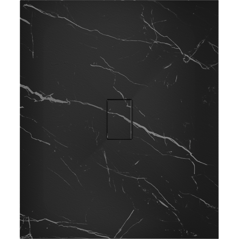 Mexen Hugo obdélníkový sprchový kout SMC 120 x 100 cm, černý kámen - 42751012