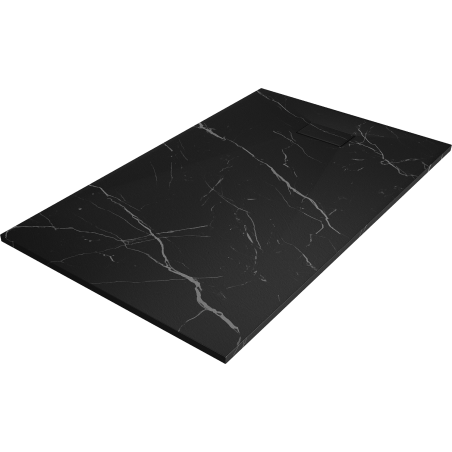 Mexen Hugo obdélníkový sprchový kout SMC 140 x 70 cm, černý kámen - 42757014