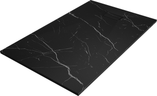 Mexen Hugo rektangulární sprchová vanička SMC 150 x 80 cm, černý kámen - 42758015