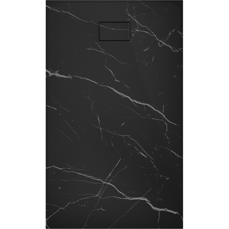 Mexen Hugo obdélníkový sprchový kout SMC 160 x 80 cm, černý kámen - 42758016