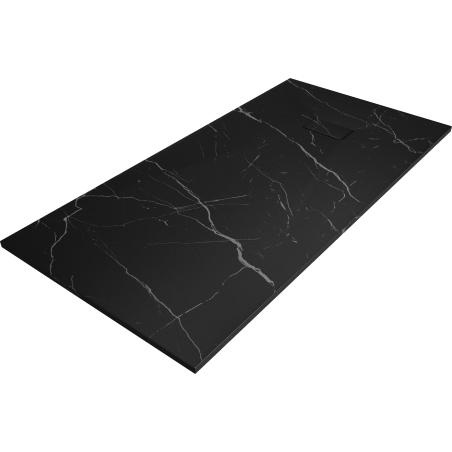 Mexen Hugo obdélníkový sprchový kout SMC 180 x 80 cm, černý kámen - 42758018