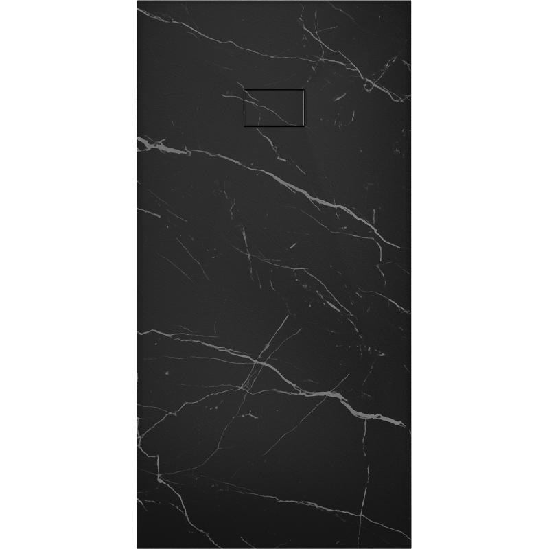 Mexen Hugo obdélníkový sprchový kout SMC 170 x 90 cm, černý kámen - 42759017