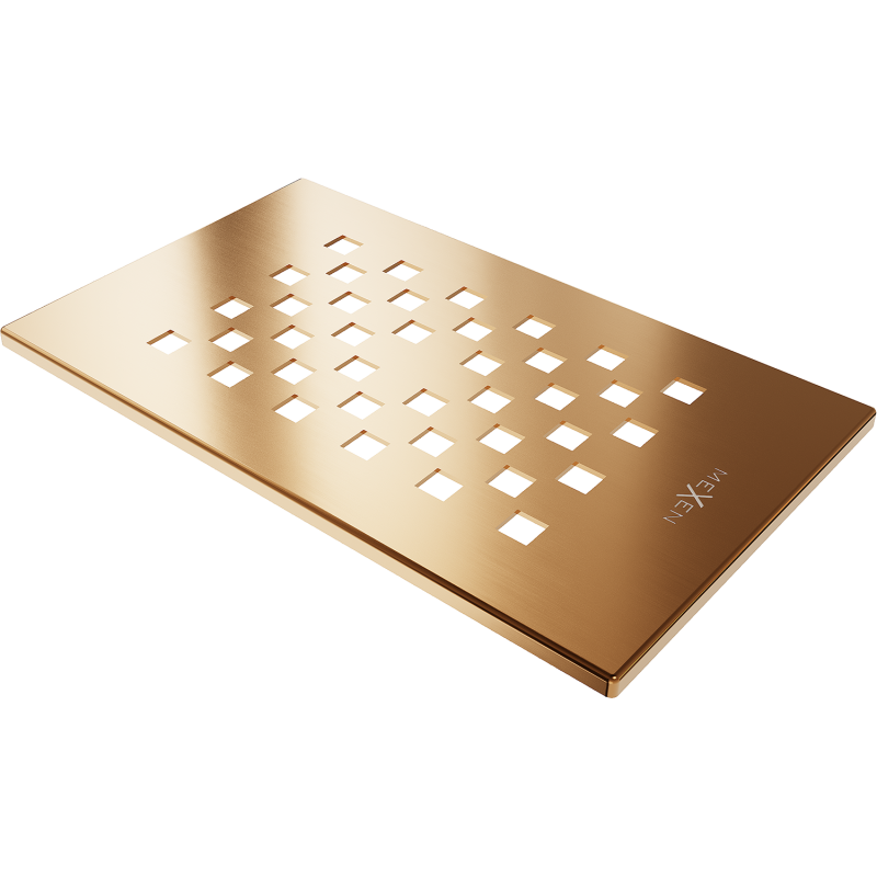 Mexen Hugo kryt do sprchové vaničky, kartáčovaná měď - 42910065